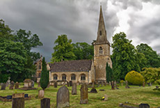 Photo of old churchyard